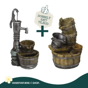 2 Tønde og brønd Vandspil / dobbelt tilbudspakke