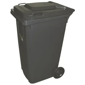 Affaldsbeholder M/hjul Sort 240 L - 202-945