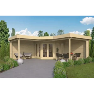 Anaheim Bjælkehytte - 44 mm - 400878N - 36 mÂ²