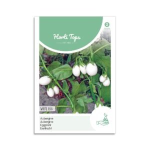 Aubergine frø "White Eggs" - Horti Tops