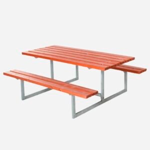 Basic Bord/Bænkesæt Grundmalet teak