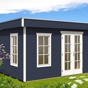 Bastrup havehus i skifergrå på 11,4m2