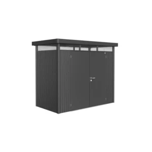 Biohort Highline H1 Dobb. Dør Mørkegrå Metallic Redskabsrum