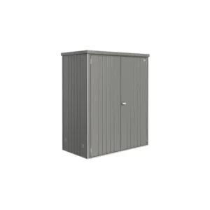 Biohort Redskabsrum 150 kvartsgrå metallic