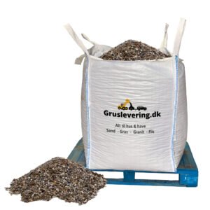 Blandede perlesten 4/8 mm. Frit leveret i hele Danmark.