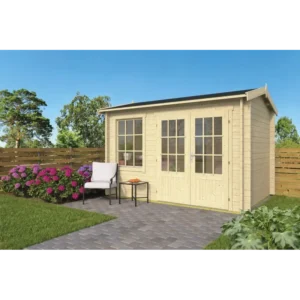 Charleston Bjælkehytte 40 mm - 407266N - 8,75 mÂ²