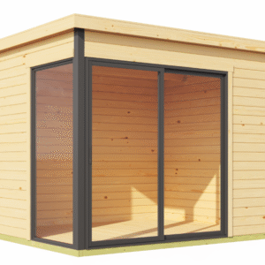 Charnwood model 2 på 8,7m2 i ubehandlet træ