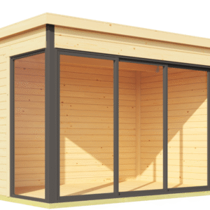 Charnwood model 7 på 14,25m2 i ubehandlet træ