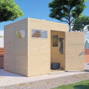 Cubo havehus model 2 på 5,1m2 i ubehandlet træ