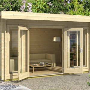 Dalby havehus i ubehandlet på 9,3m2