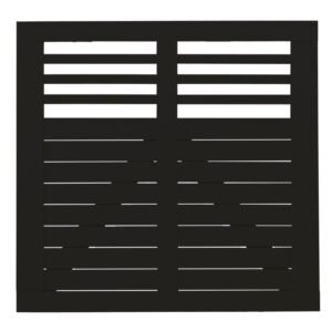 Decora system låge sort 100x95cm (BxH)