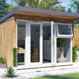 Dominator isoleret hjemmekontor 3,5x2,5m BxD på 8,7m2 - (model 2)