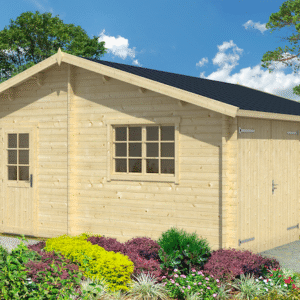 Fredericia garage på 32,1m2 med standard garagedøre