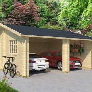 Fredericia garage på 32,1m2 uden døre