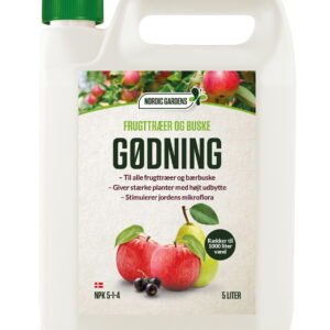 Frugttræ- og frugtbuskegødning, 5 liter