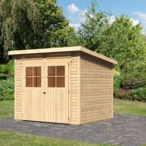 Galten model 4 havehus i ubehandlet træ på 5,1m2