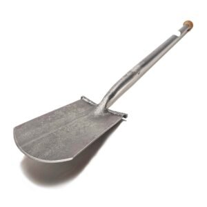 Gartnerspade med trin, stålskaft og træknop - 120 cm