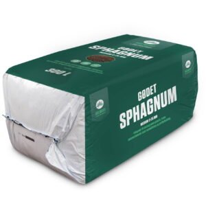 Gødet sphagnum 0-25 mm - pose á 300 liter