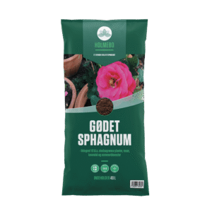 Gødet sphagnum - 40 liter