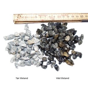 Grå granitskærver, 8-11 mm - 15 liters pose