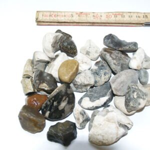 Grå pyntesten / singles, 20-40 mm - 1000 kg.