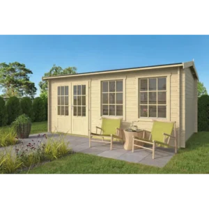 Grand Rapids Bjælkehytte 40 mm - 407278N - 12,5 mÂ²