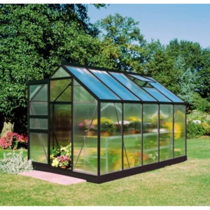 Halls Drivhus Popular 106 sort m/4 mm poly - F09710