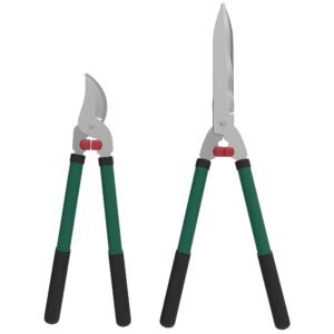 Havesakssæt 2-delt klingelængde 40 cm beskæresaks med non-stick belagte metalklinger