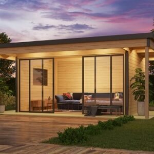 Hjemsted Eksklusiv anneks/havehus model 7 i ubehandlet på 22,38m2