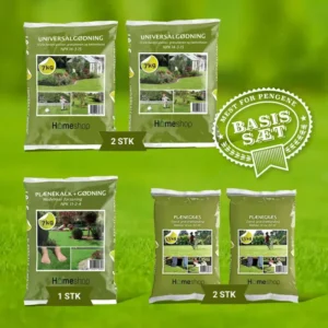 Homeshop Standard plænepakke 200m2 - Pakke 1 uden strøvogn