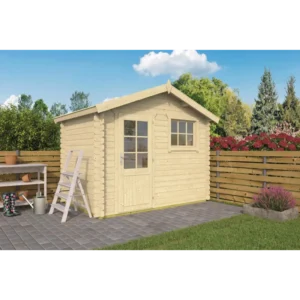 Houston Bjælkehytte 28 mm - 400200N - 5,9 mÂ²