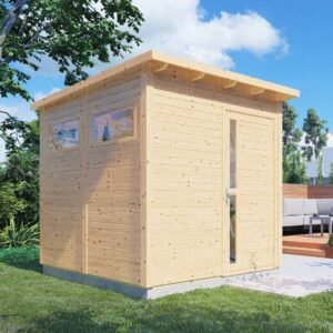 Kassel 2 redskabsskur i ubehandlet på 5,1m2