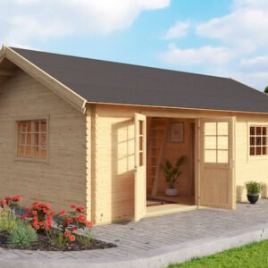 Kjellerup havehus i ubehandlet på 21,7m2 Uden tagpap