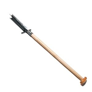 Kraftig lugejern med trin og askeskaft - 120 cm