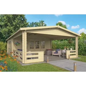 Lakeland Bjælkehytte - 58 mm - 407015N - 29,16 mÂ²