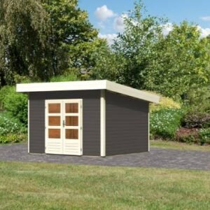 Norden model 3 i grundmalet terragrå på 9,5m2