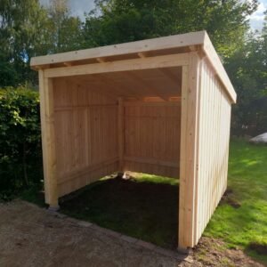 Nordic Cykelskur 1 modul åben på 5,1m2