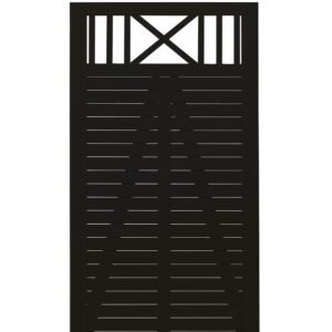 Nostalgi system sort enkeltlåge 100x180cm (BxH)