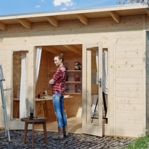 Ordrup havehus model 1 i ubehandlet på 8,75m2