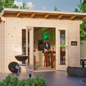 Ordrup havehus model 2 i ubehandlet på 12m2