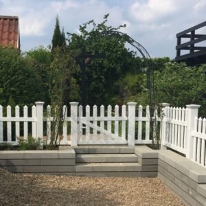 PVC Skagen enkeltlåge 100x100cm - brede stave