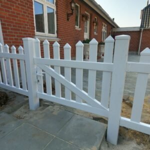 PVC Skagen enkeltlåge 100x80cm - bue nedad og brede stave