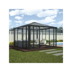 Palram - Canopia Ledro 3000 lukket havepavillon, antracitgrå - 540-097