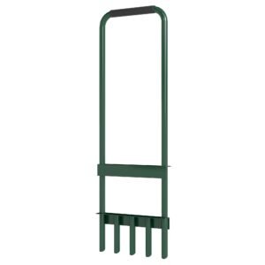 Plænelufter 30 cm bred manuel plænelufter med skridsikkert håndtag til haver mørkegrøn