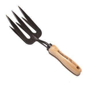 Plantegaffel med 3 tænder og askegreb - 32 cm