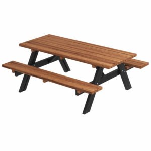 Plus Bord/bænkesæt - 177 cm - ThermoWoodÂ®/sort - 18550-154