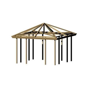 Plus Plus Pavillon Grundsæt 387x387x294cm