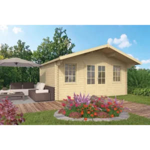 Portland Bjælkehytte 28 mm - 400733N - 20 mÂ²