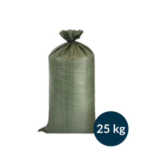 Sandsæk 25kg, Grøn 45x50cm - 10 stk