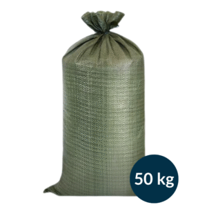 Sandsæk 50kg, Grøn 60x100cm - 100 stk